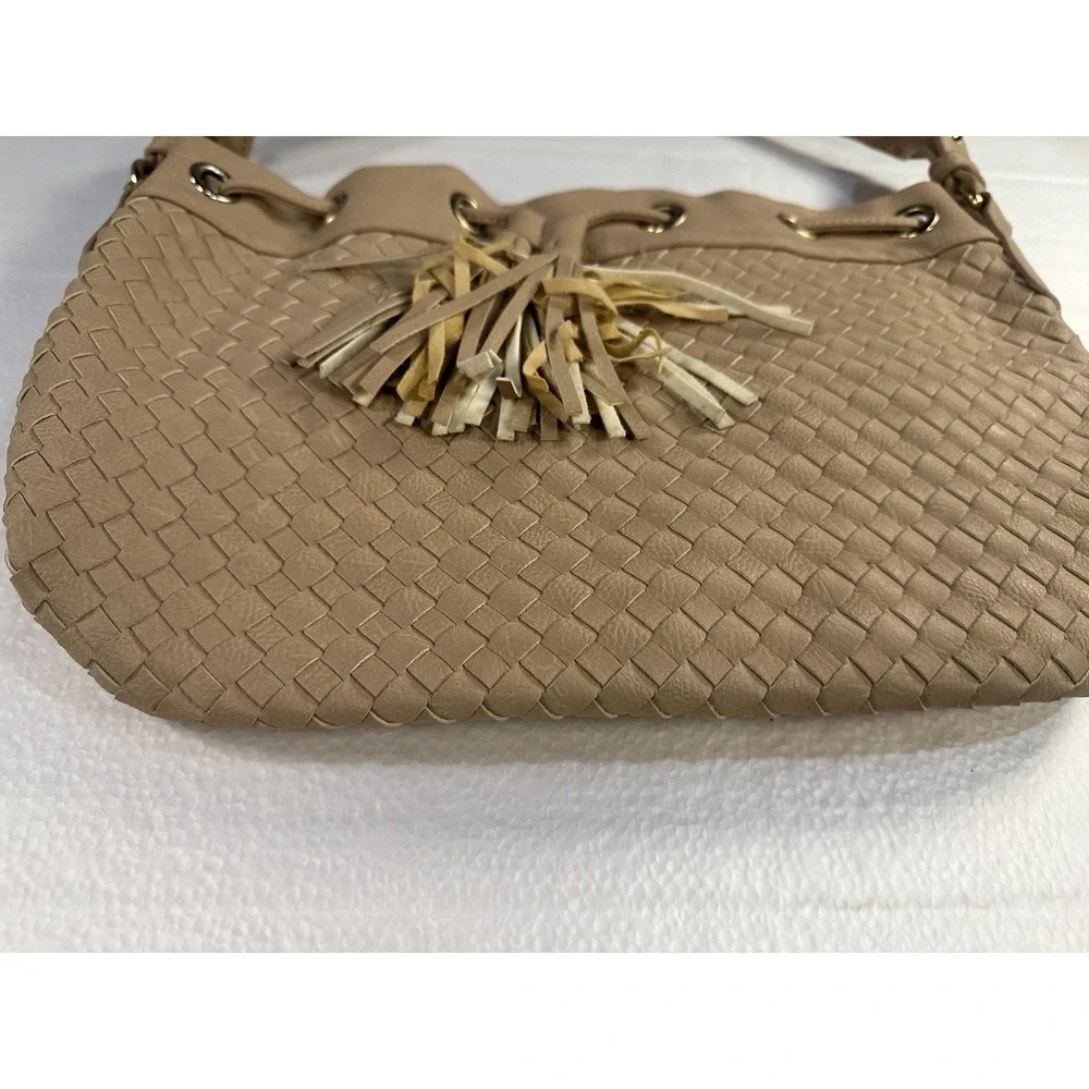 Tan Faux Leather‎ Purse NOATD Handbag - Very Nice Great Condition